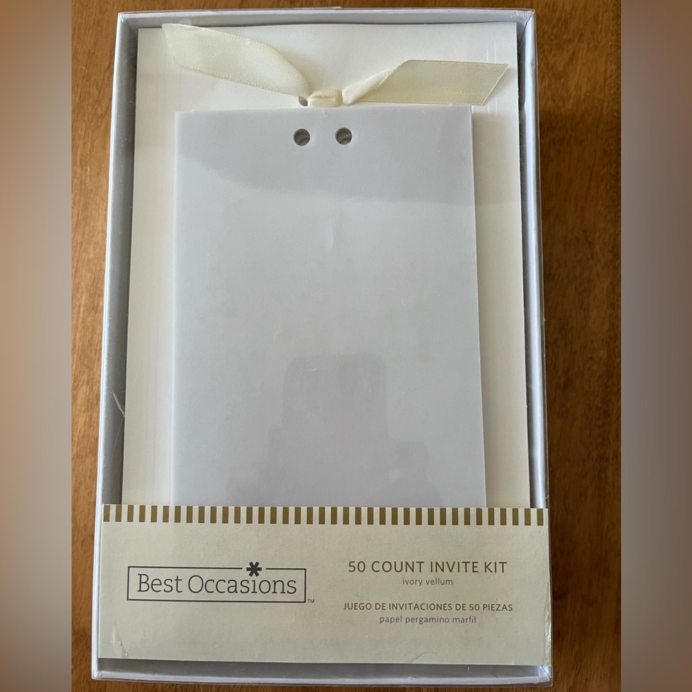 Best Occasion 49 count Invite kit.